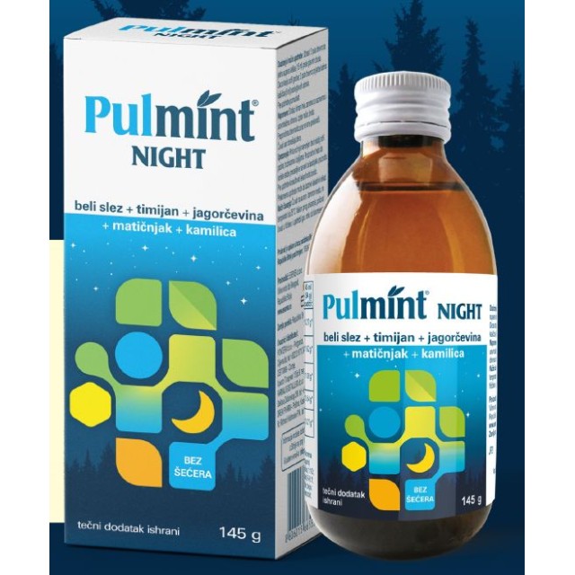 PULMINT NIGHT TDI ZA SMIRIVANJE KAŠLJA 145g ESENSA